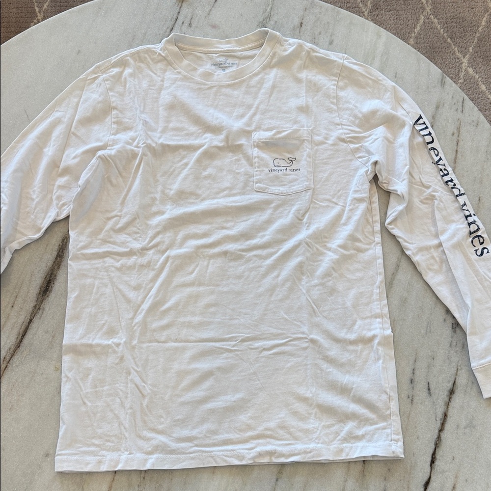 Vineyard Vines distressed Long-Sleeve Pocket Tee